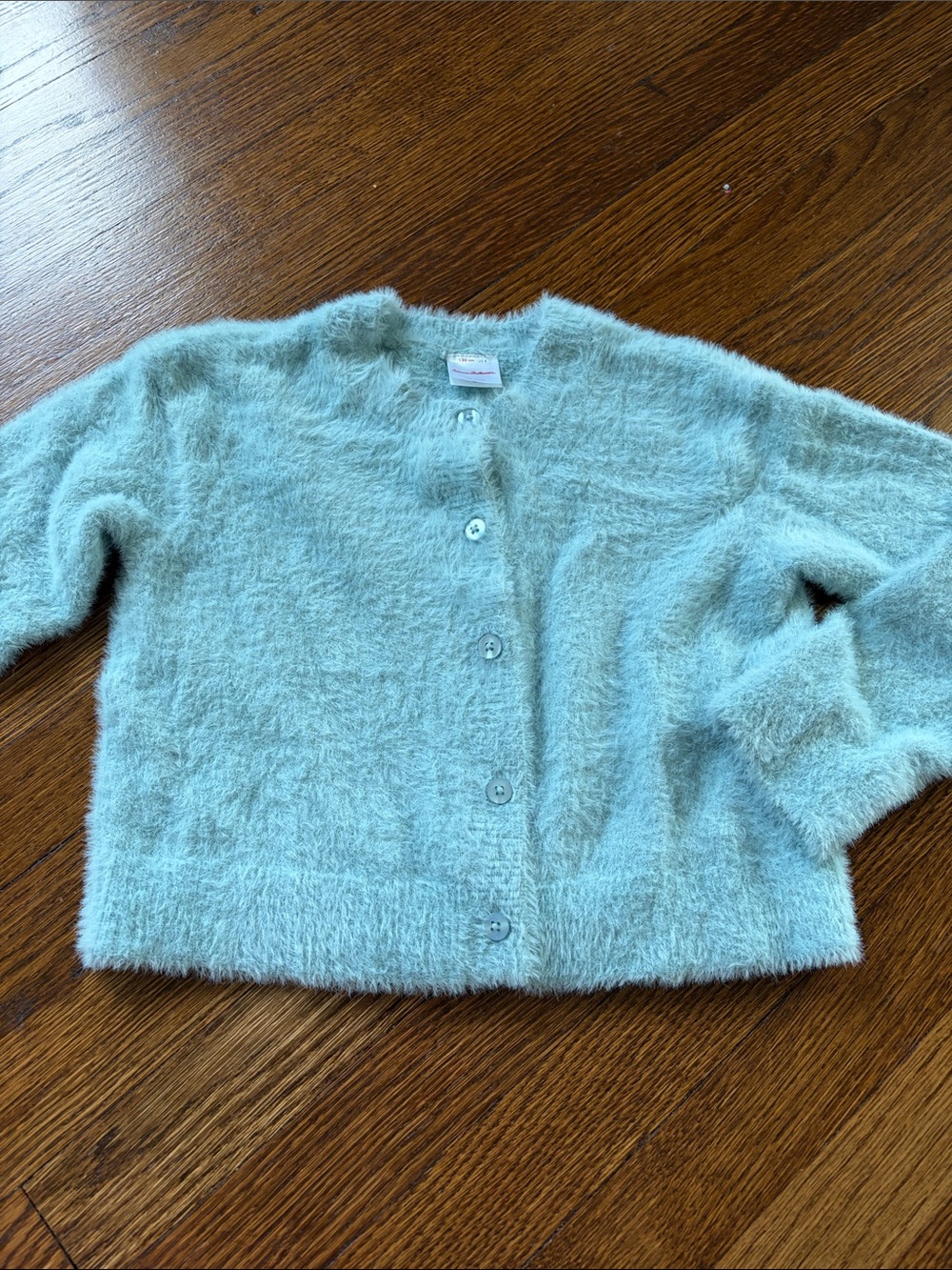 Hanna Andersson Cropped Feather Cardigan